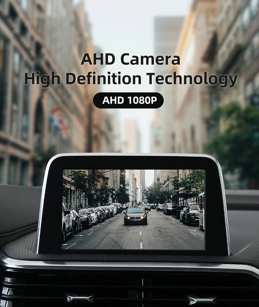 CVBS to AHD 1920x1080P or 720P Car Rear View Camera 170° Fisheye Golden Lens Full HD Night Vision Vehicle Reversing