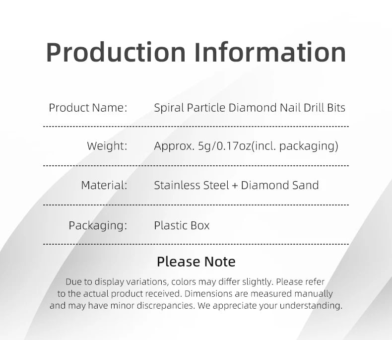 Tornado Diamond Nail Drill Bits Spiral Drill Milling Cutter For Manicure Electric Machine Accessory Nail File Gel Remover Tool
