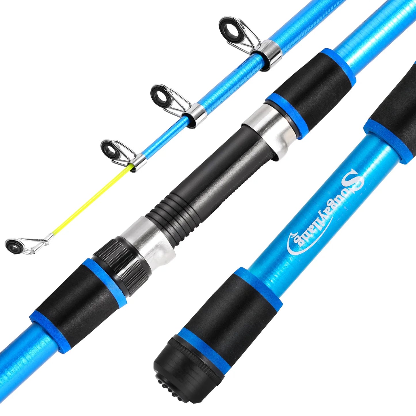 Sougayilang 1.8M Spinning Fishing Rod M Power Telescopic Children Fishing Telescopic Rock Fishing Pole Carp Feeder Surf Beginner