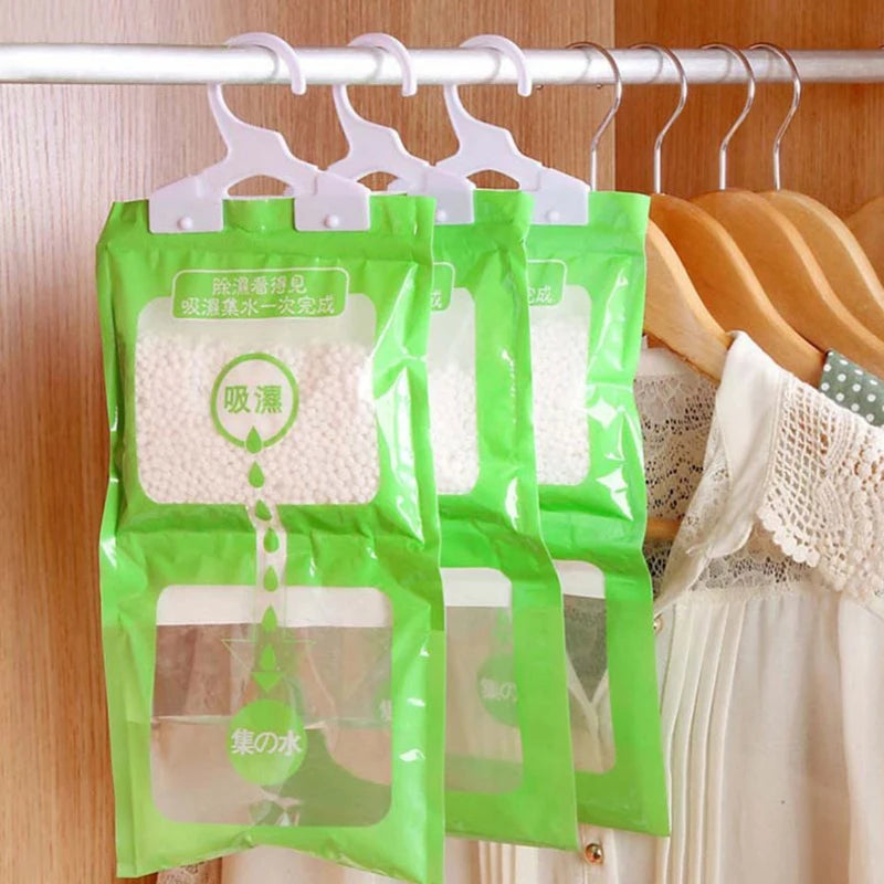 Hangable Wardrobe Moldproof Moisture Proof Dehumidification Bag Moisture Absorbing Bag Closet Dehumidizer Eco Friendly