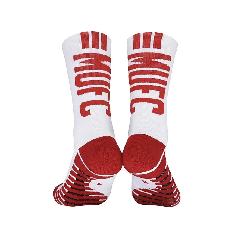 High Qality Number 30 7 Football Socks Adult Men Non-Slip Soccer Sports Outdoor Jog Running Cycling Fast-drying Breathable Sock