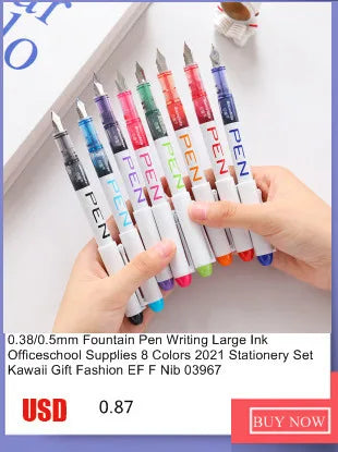 20ml Smooth Colorful Liquid Ink Bright Comics Ink Refill Without Fountain Pen Ink Pen Carbon Office School Stationery 03826