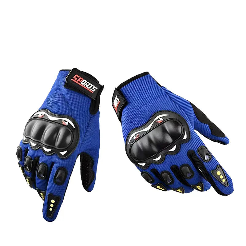 Clearance_Motorcycle Gloves Full Finger Male Protective Outdoor Rider Long Finger Sports Breathable Racing Riding Half Finger Gl