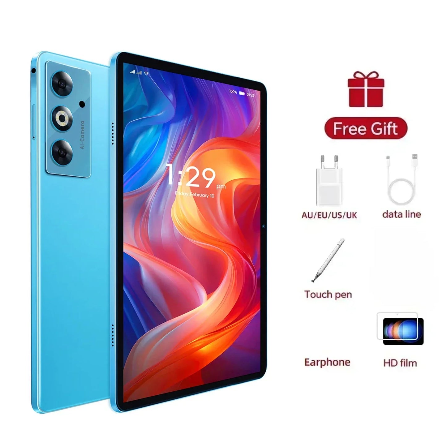 2025 New S25 Ultra Tablet PC 16GB+1TB Android14 20000mAh Snapdragon 888 11 inch HD 4K 5G Dual SIM Tab Bluetooth E-Book WiFi GPS