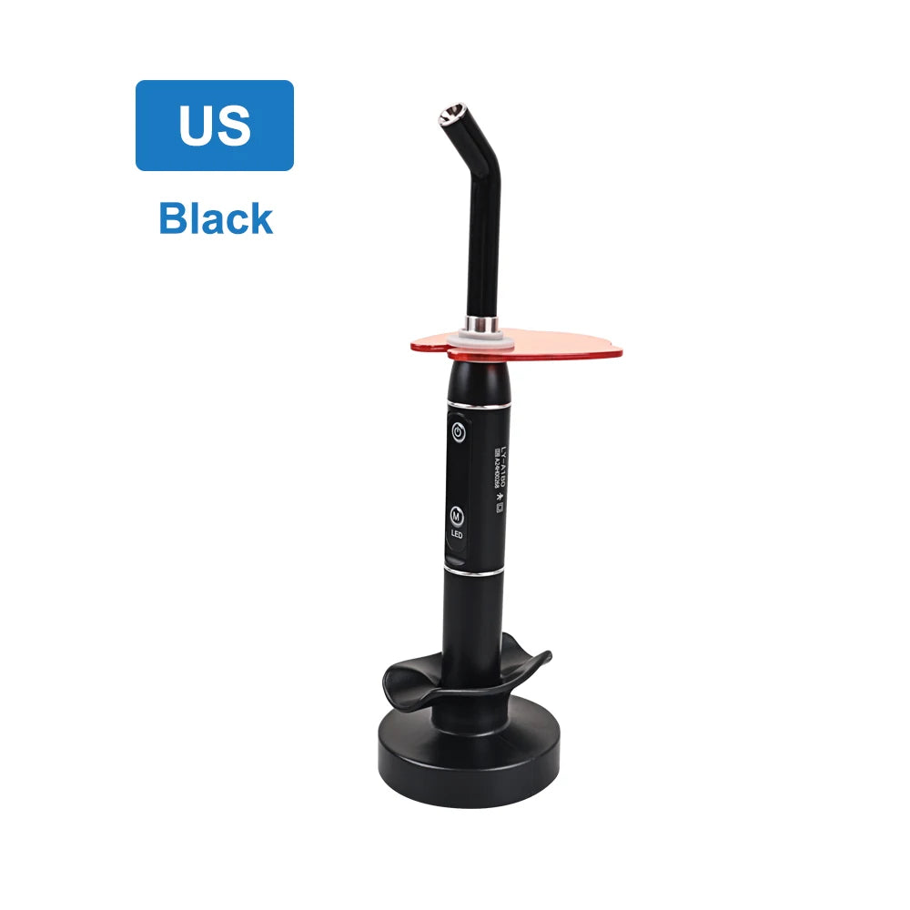 ELIJAH Cordless LED Curing Light Photopolymerizer 1200-2000 MW/cm Wireless Dental Resin Cure Device Dentistry Instrument