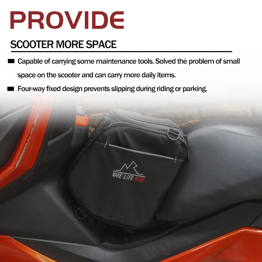 For Honda PCX 160 150 XADV750 For bmw C400GT For YAMAHA tmax530 NMAX155 Motorcycle Scooter Pedal Bag Toolbag Luggage Saddlebag