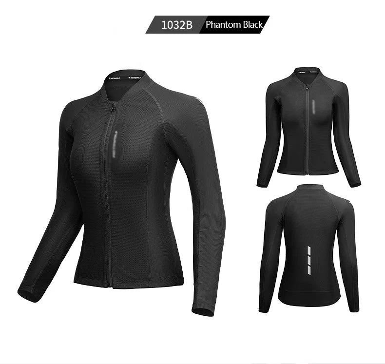 Motorcycle riding suits, all-season mesh breathable, spring and summer women's fitted, anti-drop, quick-drying clothes