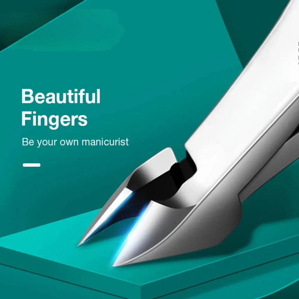 Nail Cuticle Nipper Manicure Scissors Stainless Steel Dead Skin Remover Pusher Tool Trimmer