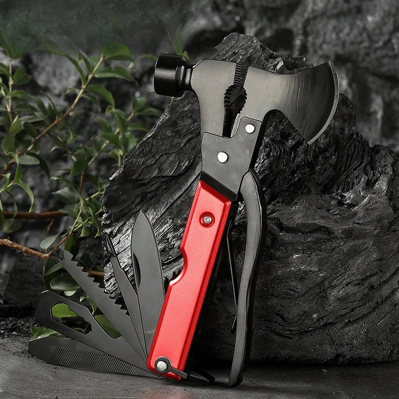 Multifunctional Stainless Steel Axe Hammer Vehicle Emergency Lifesaving Hammer Ideal for Outdoor Camping Hand Tool Cheap