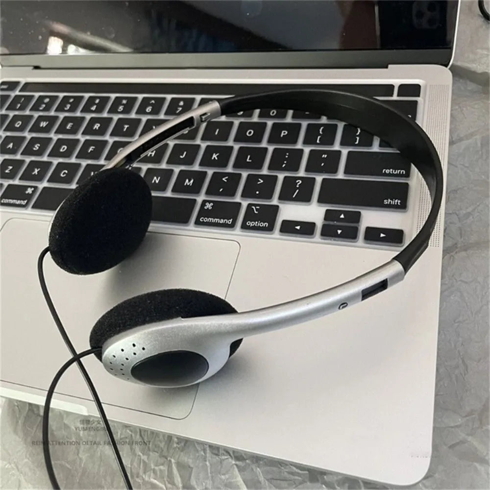 Headphones Y2k Personality Retro Headset Blue Black Fashion Style Headset Over Ear Earbud 3.5mm Headset