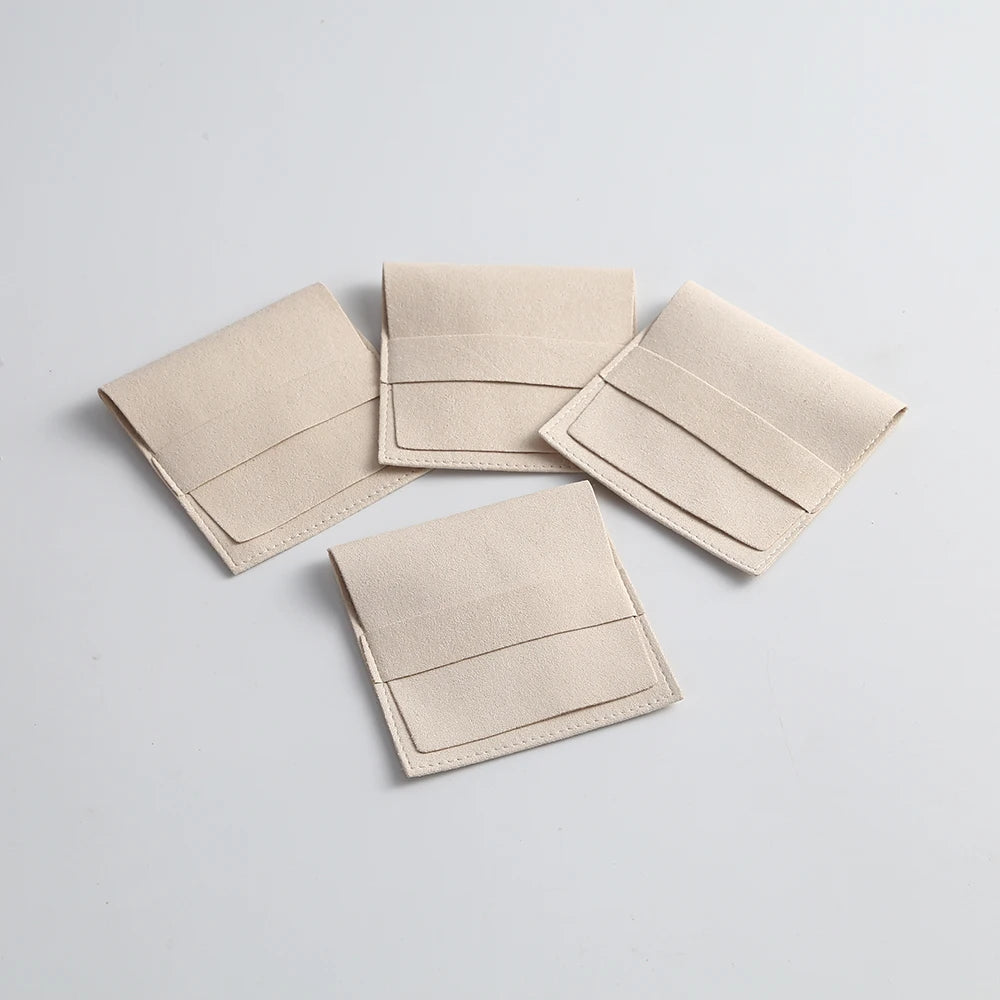 10pcs Microfiber Velvet Bag Jewelry Presents Pouches for Necklace Christmas Wedding Gift Package Envelope Bags