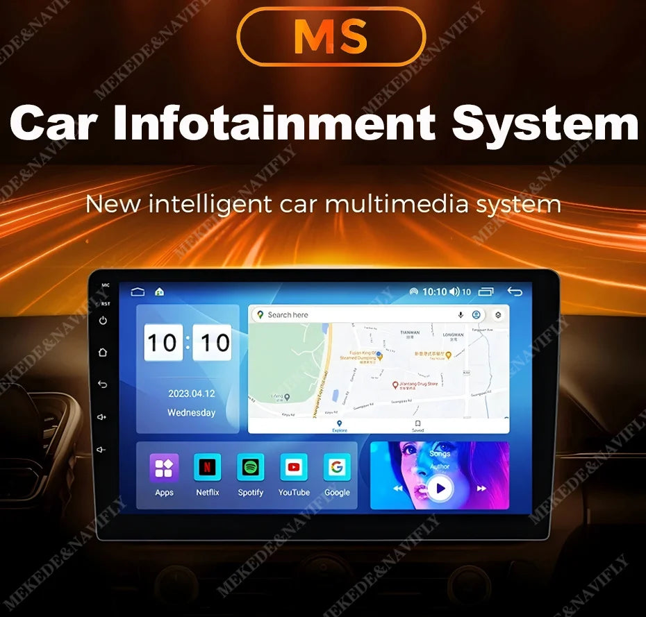 MEKEDE New Android System 7862 8Core DSP Car Multimedia for VW Toyota Universal Autoradio with Carplay RDS GPS BT 4G LTE 5G Wifi