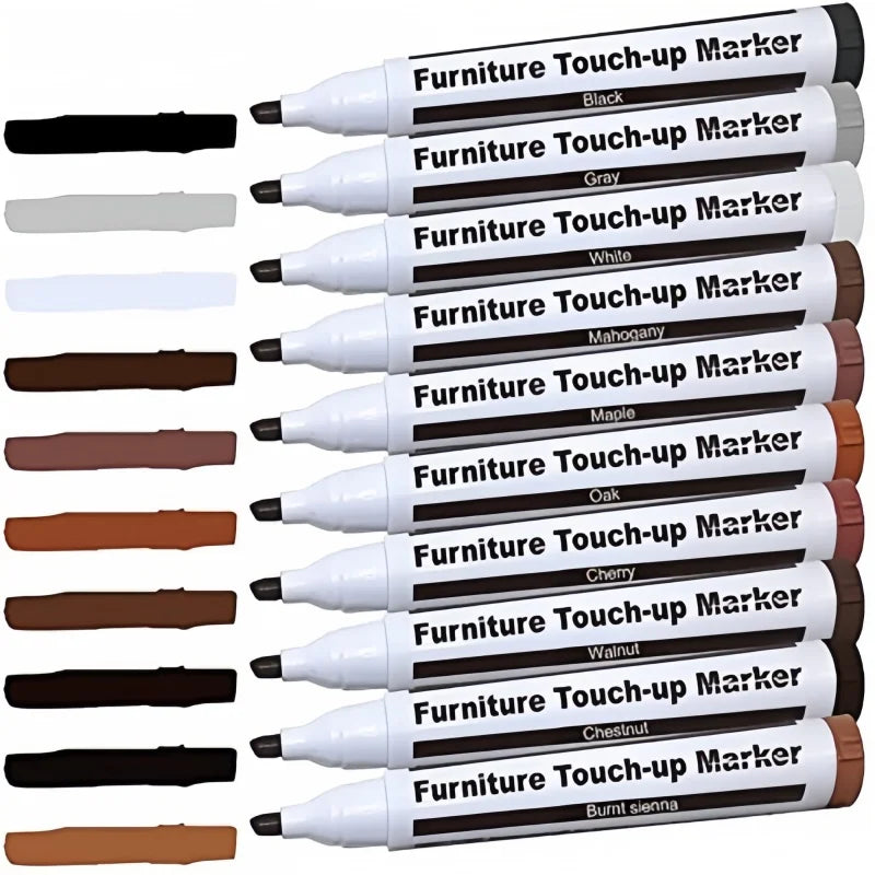 Furniture Repair Pen Wood Markers Wax Sticks Remover Scratches Filler Paint Restore Kit Wooden Cabinet Floors Tables Repair Tool