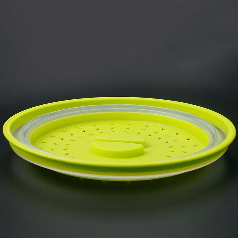 Kitchen Tools Microwave Splatter Cover Heating Folding Cover Fresh-keeping Cover Oil-proof Splash-proof Cover Cooking Lid