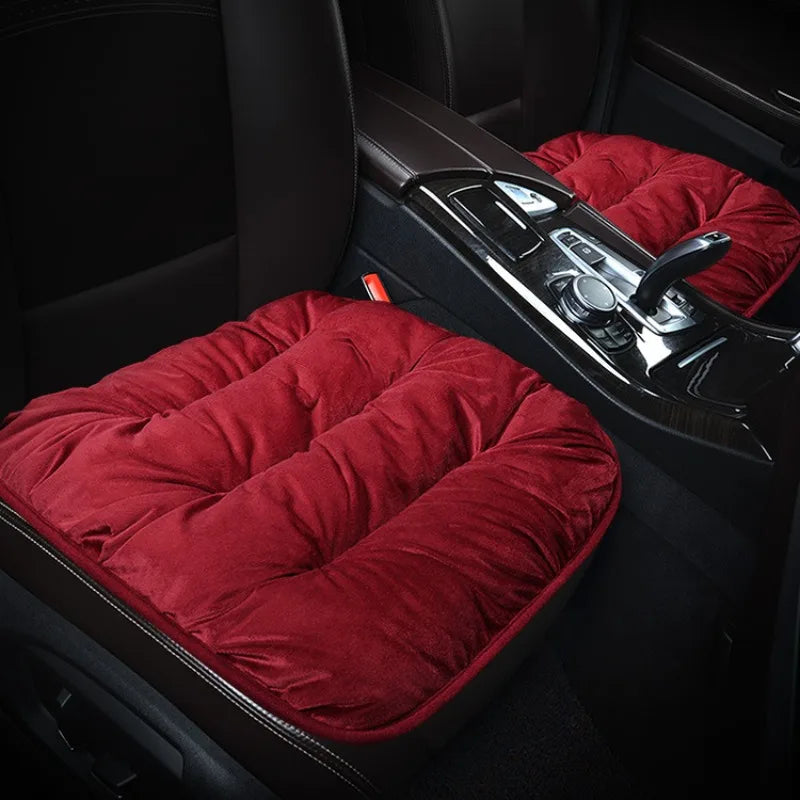Car Seat Cover,Warm Short Plush Seat Cushion Pad,Soft Fuzzy Seat Protector,Auto Interior Accessories for Vehicles,SUV,Truck