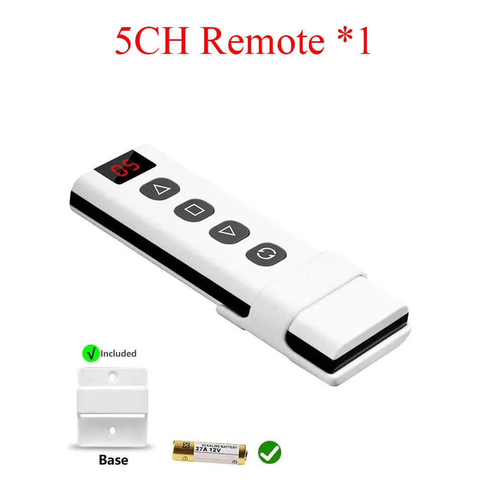 Tedeligo Tuya WiFi RF Smart Curtain Switch,110V 220V Roller Shutter Blinds Control Module with Wireless Remote,work with Alexa