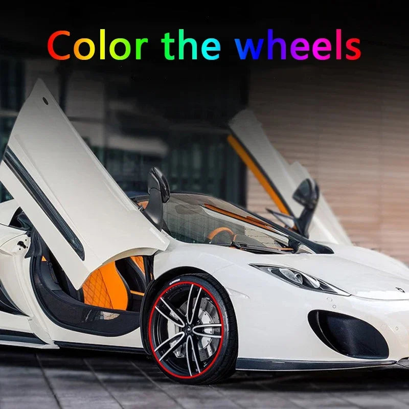 Automotive wheel hub decorative strip protective ring tire protective ring modification universal tire anti-collision strip
