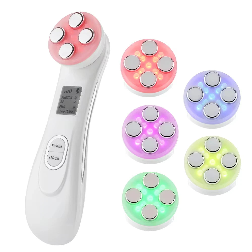 Mini For Face Skin LED Rejuvenation Wand Face Skin Care Massage Beauty Device