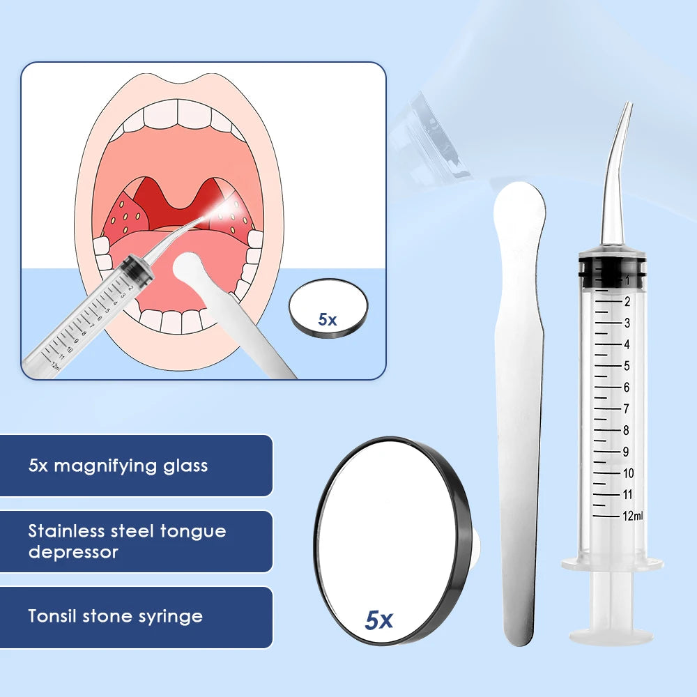 New Electronic Tonsil Stone Extractor For Oral Care Vacuum Stone Cleaning Set And Instant Suction Tool To Improve Oral Health