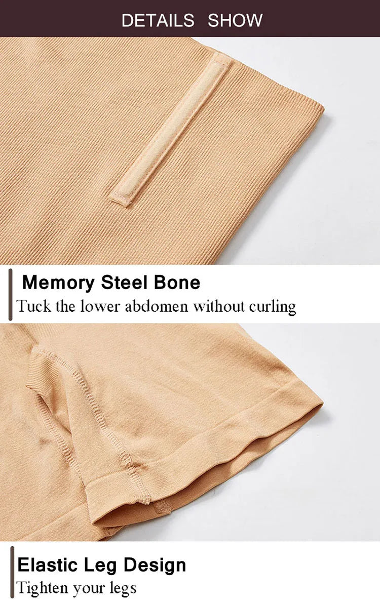 High Waist Trainer Panties Shapewear for Women Tummy Control Hip Butt Lifter Shorts Slimming Sheath Ladies Mid Thigh Body Shaper