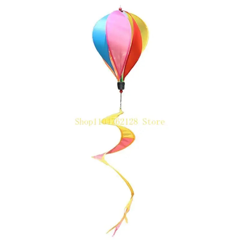 Rotating Wind Striped Tie dye Windsock Hanging Ornament Decor Supplies best sale