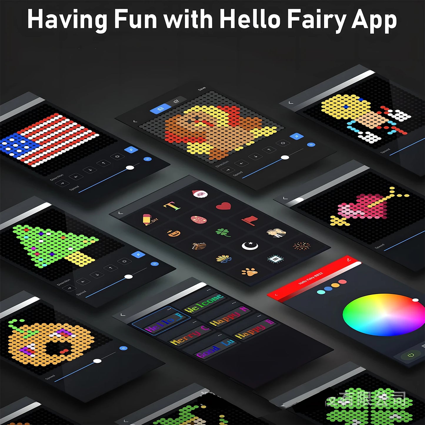 6.6x6.6FT Smart Curtain Lights 400LEDs Music Sync Dynamic DIY Dimmable USB Curtain Fairy String Lights Christmas Holiday Decor