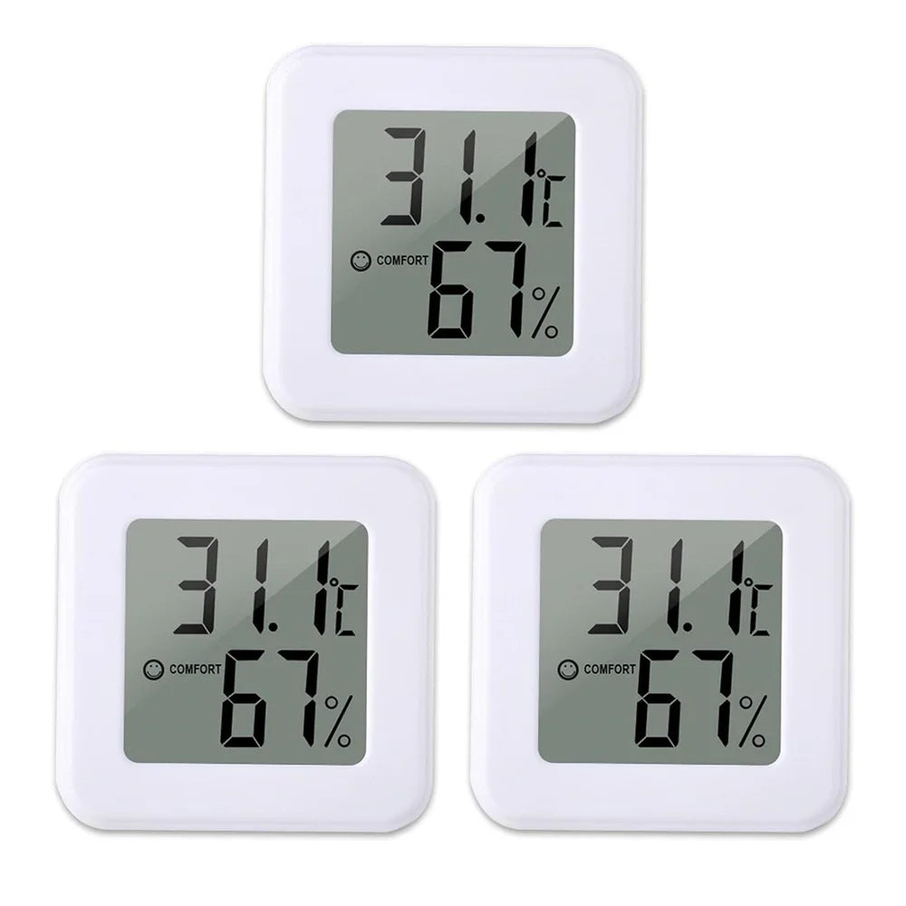 Indoor Mini Temperature and Humidity Meter, Bedroom Temperature Meter, Portable Electronic Digital Display, Humidity and Tempera