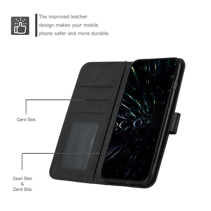 For Infinix Note 60 Pro Case Flip Wallet Book Cover for Coque Infinix Note 60 Pro X6878 Phone Case Note60 X6879 Protective Funda