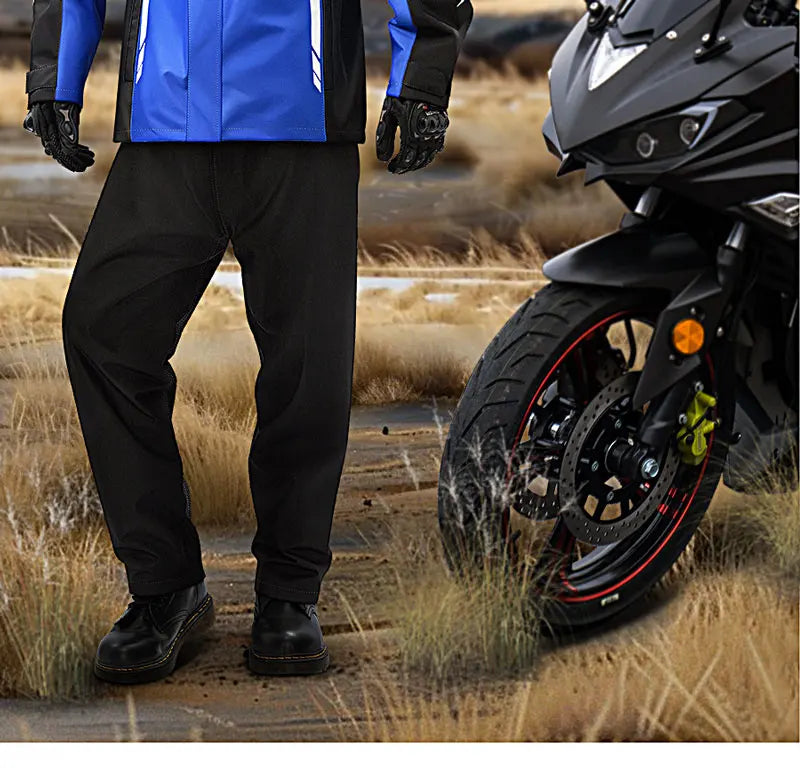 Motorcycle Raincoat Men Women Waterproof Motorcycle Rider Raincoat Suit Moto Raincoat Rain Coat Jacket Pants Biker Rain Set