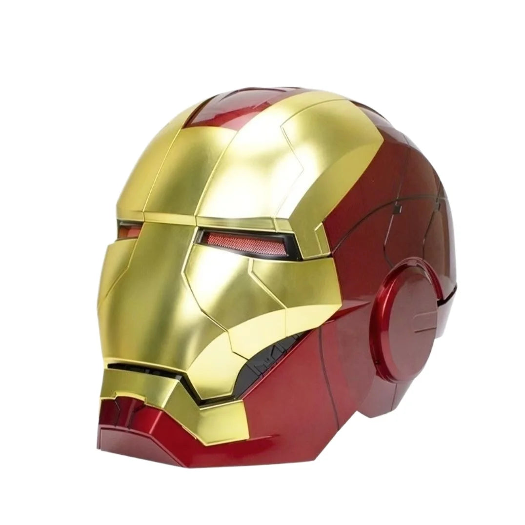 Iron Man Mk5 Helmet 1:1 Scale Electric Voice Activated Wearable Mask With Automatic Opening Closing Adult Toy Gift Collectible