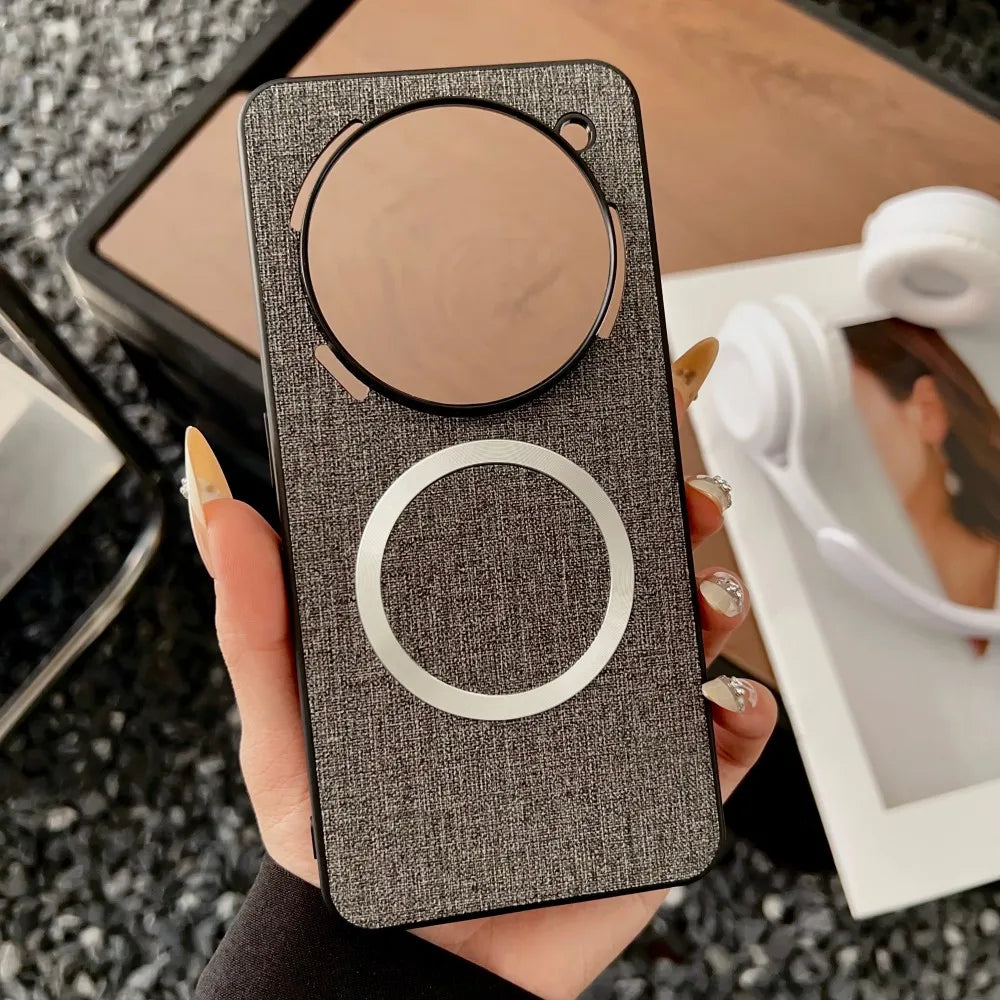 For Nothing Phone 3A Pro Case Luxury PU Magnetic Wireless Charging Protective Back Cover Case For Nothing Phone 3A 2A 3 A Shell