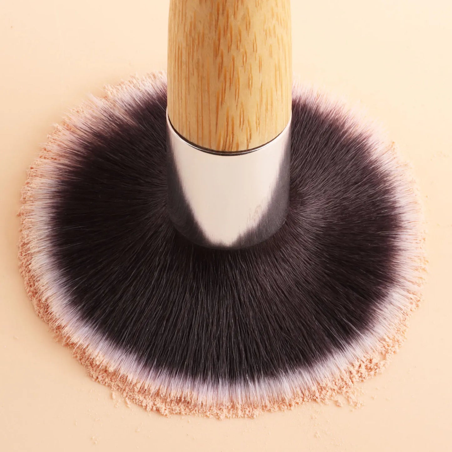 1pc Soft Make up brushes Foundation Powder blusher blending contour Professional High quality with powder puff with 6 fingers