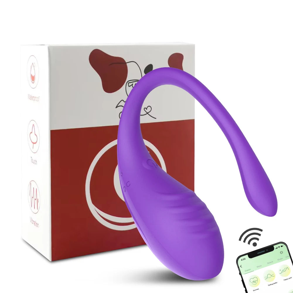 Wearable Massager Mini Vibrator Vibrator with App Remote Control Vibration Remote Controller Couple Love Sex Toy Adult Products