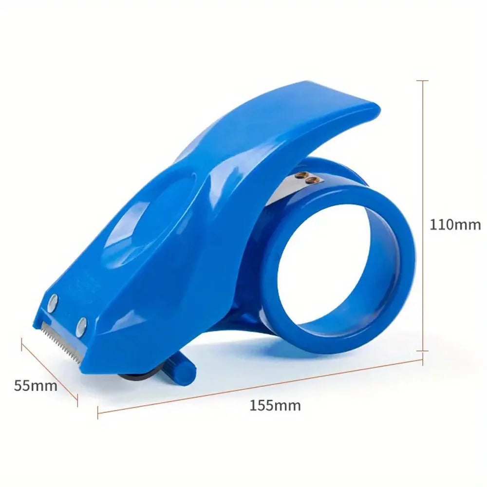 Multi-Color Tape Dispenser: Heavy-Duty, Ergonomic with Precision Blade, Ideal for Office & Commercial Use, No Assembly Needed