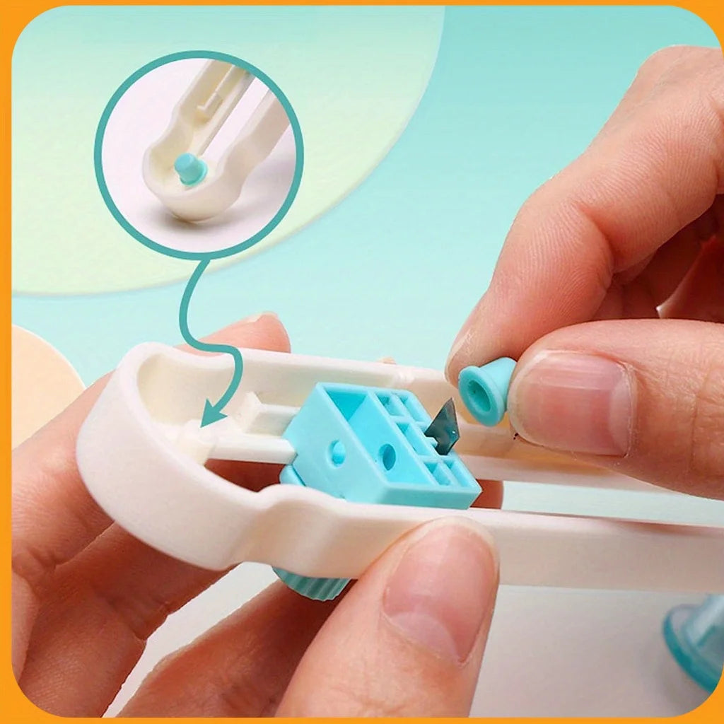 NEW! Round Cutting Knife Adjustable 360 Compass Circle Cutter Scrapbooking Cutters Circular Paper
