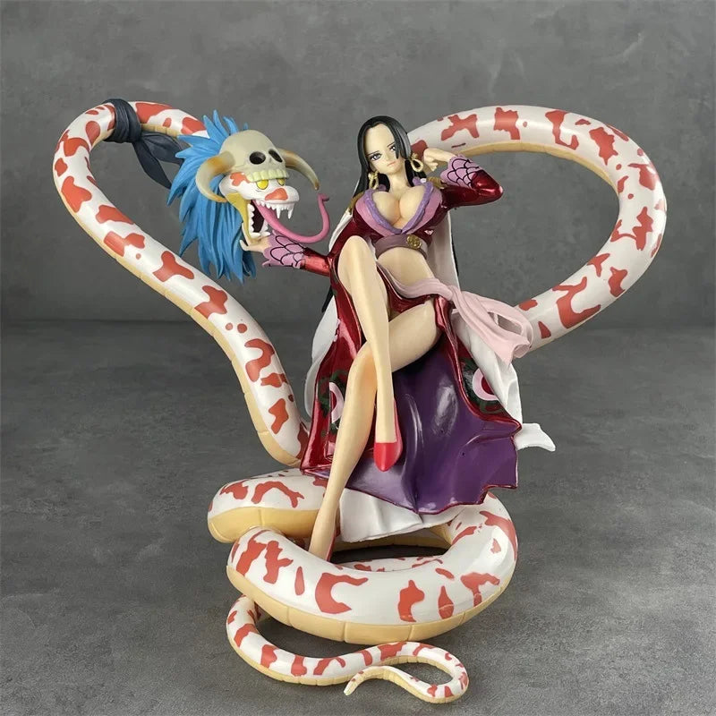 One Piece Figure Empress Snake Explosive Clothes Nine Snakes Boya Hancock Sitting King Qiwuhai Trendy Figure Model Decorative