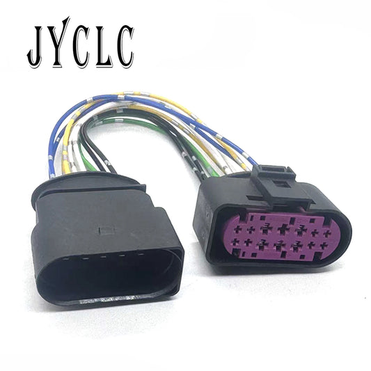 10 pin 14 pin car connector harness plug car headlight modification hernia headlight conversion LED headlight connector for VW