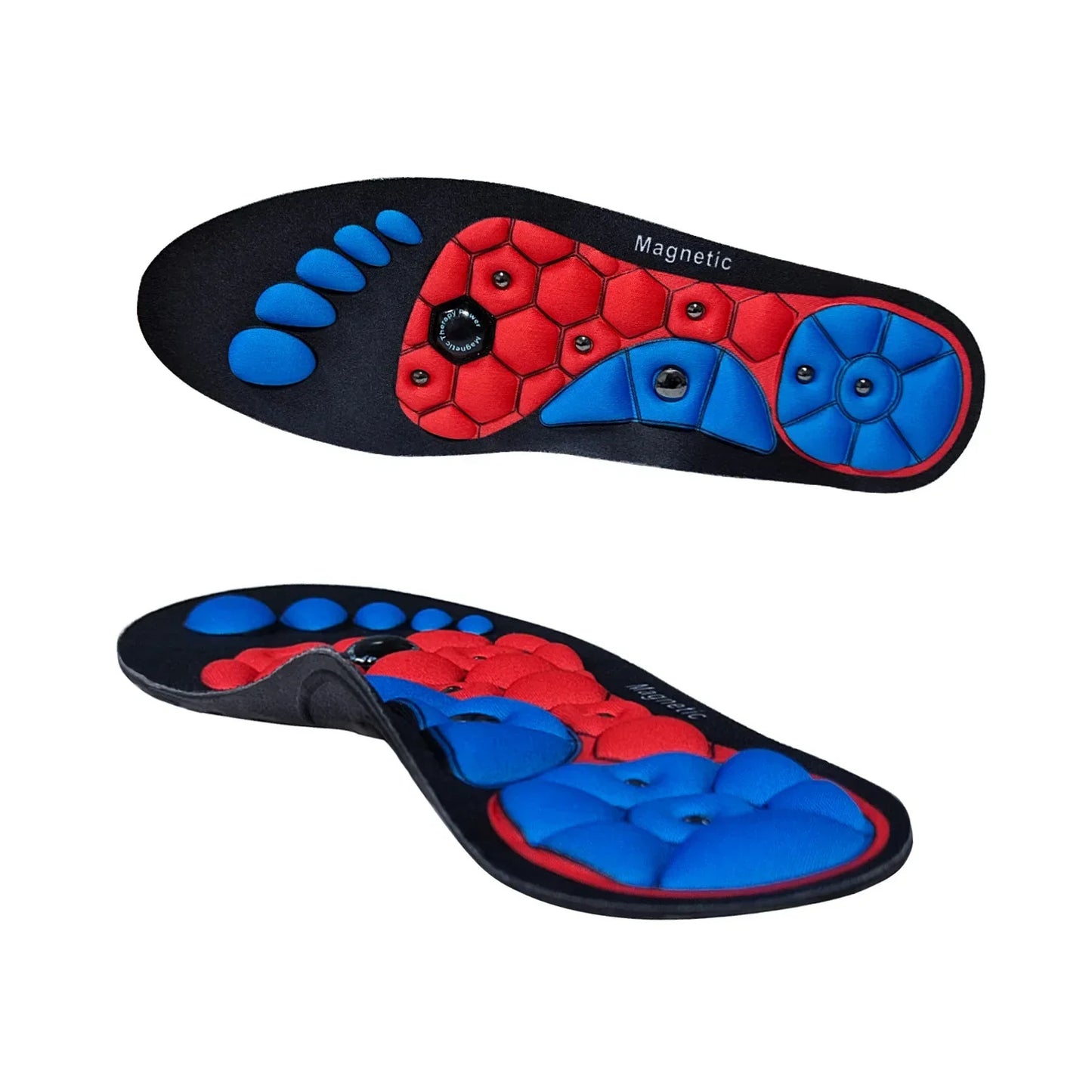 Arch Support Orthopedic Insole Magnetic Therapy Massage Insoles Men's Foot Acupoint Massage Insoles Anti-fatigue Health Insoles
