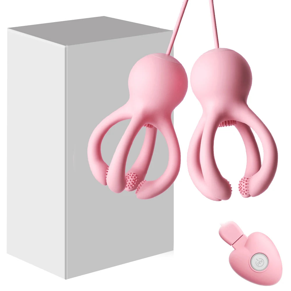 Nipple Vibrator for Women Breast Massage Nipple Clamp Enhancer Nipple Sucking Stimulator Sex Toys Couples Female Adult Toys