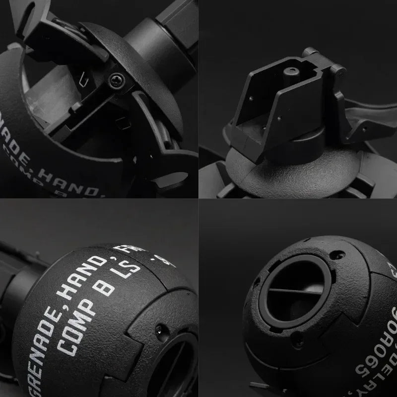 3pcs Tactical Smoke Grenade Grenade Model for CQB Airsoft Paintball Game M67 Burst Mine Water Grenade Bouncing Smoke Grenade