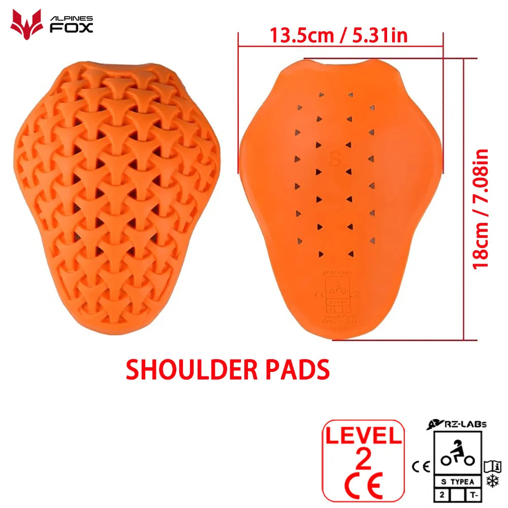 Motorcycle Protective Gear Insert Back Protection Motocross Jacket CE Protector Shoulder Pads Elbow Pads Motorcycle Equipment