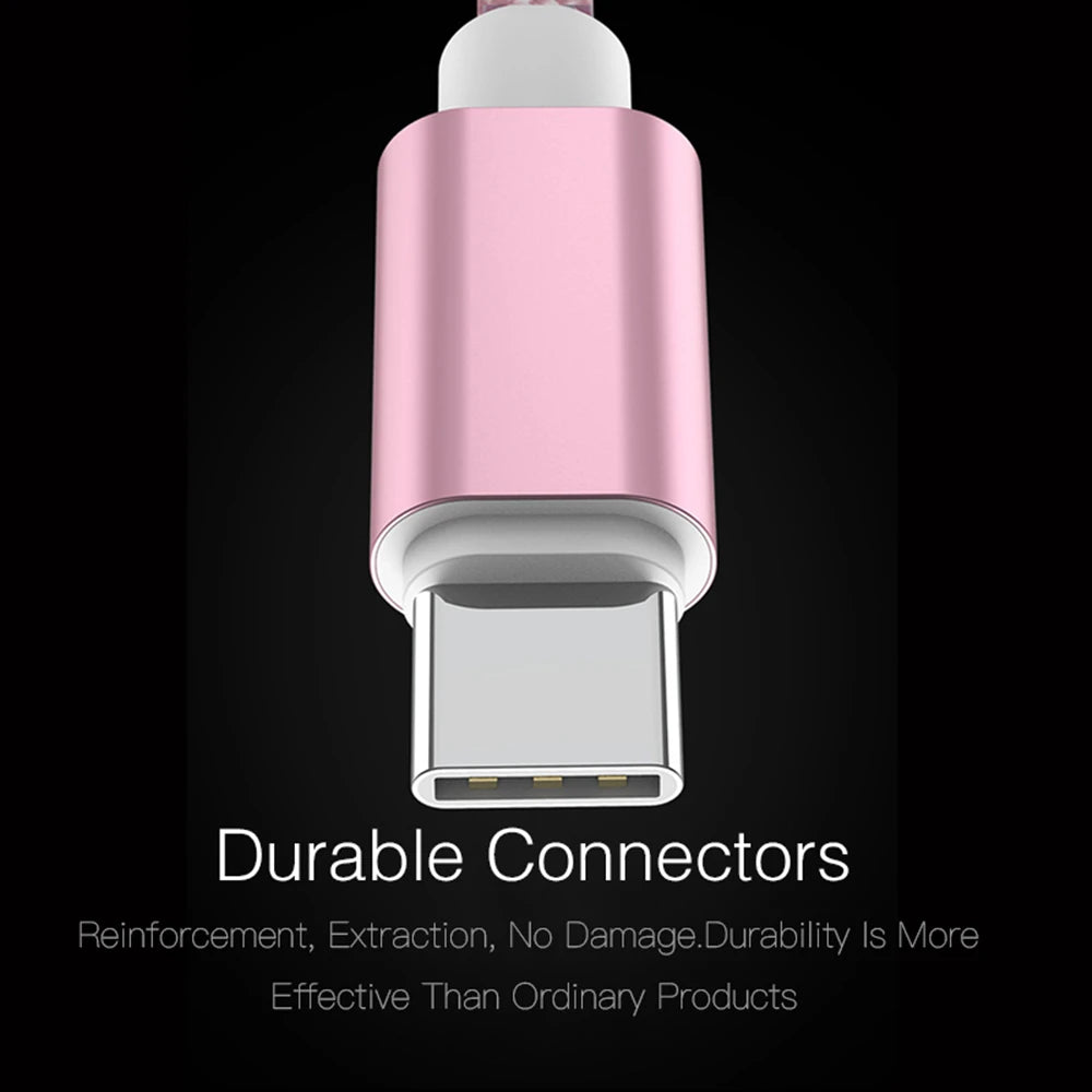 5A Super Fast Charging Type C USB Cable for Samsung Huawei Xiaomi OPPO Honor Redmi POCO Realme iQOO Quick Charging Braided Cable