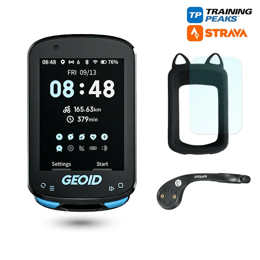 GEOID CC600 Smart Colorful Bike Computer Waterproof Wireless GPS Speedometer Support Automatically WIFI ANT+ Cycling Odometer