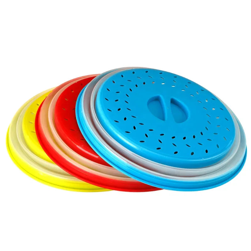 Kitchen Tools Microwave Splatter Cover Heating Folding Cover Fresh-keeping Cover Oil-proof Splash-proof Cover Cooking Lid