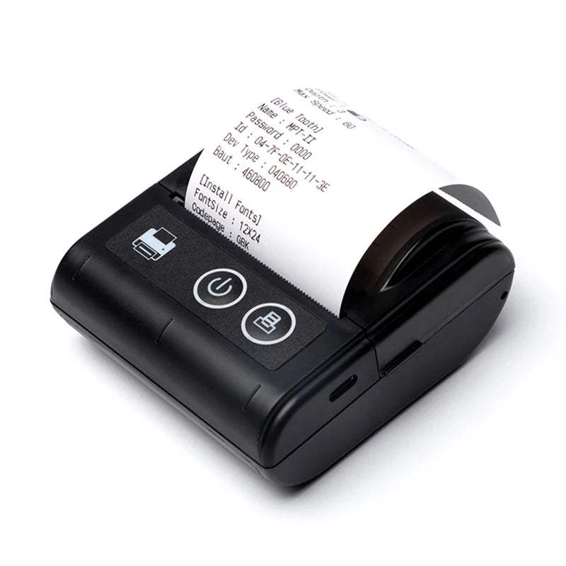 58MM Mini Pocket Thermal Receipt Printer Mobile Portable Ticket Bill Wireless Bluetooth USB Thermal POS Printer PC Android IOS