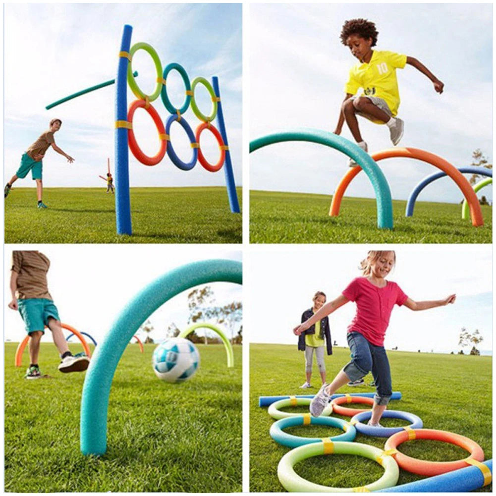 Swimming Pool Noodle Stick Kids Buoyancy Stick Swimming Aid Foam Stick Colorful Float Aid Solid Foam Kids Adult Pool Accessorie