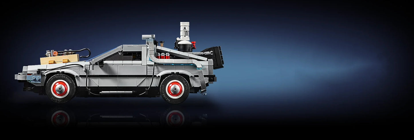 Technical NEW 1872Pcs Back to the Future Time Machine Building Blocks Vehicle Model 10300 Car Assemble Bricks oys Gifts For Kids