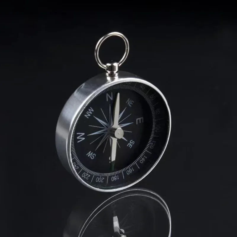 G44 Compass Keychain Pendant Aluminum Alloy Metal Material Portable Gift Mini Pocket Outdoor Adventure Travel Compass