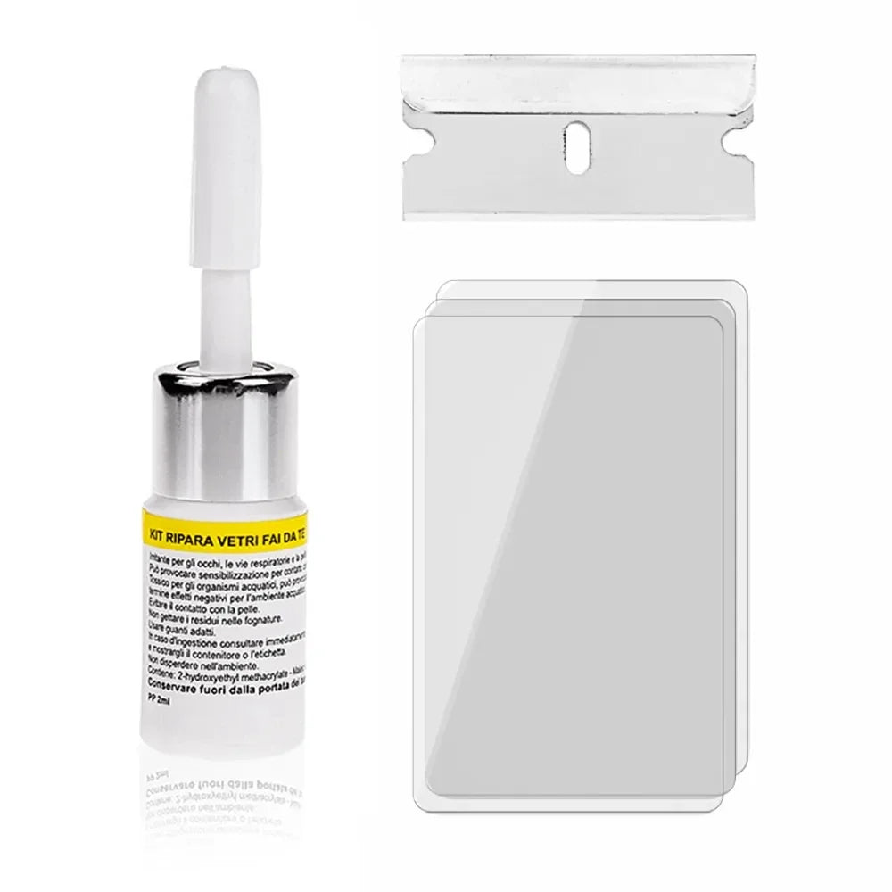 Car Windshield Cracked Repair Tool DIY Car Window Phone Screen Repair Kit Glass Curing Glue Auto Glass Scratch Crack Restore