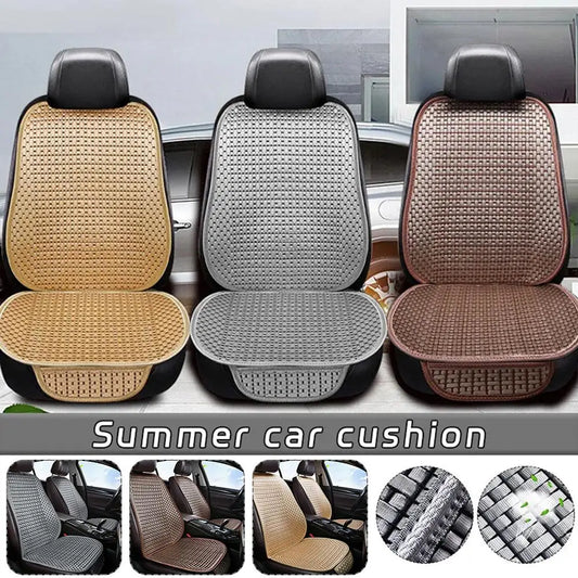 Summer Universal Car Seat Covers Front CoolCar Seat Cushion Mat Ice Silk Auto Seat Cover Protector Backseat Cover For Car